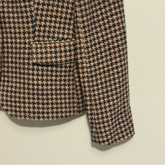 J. Crew Tan and Black Houndstooth Blazer - Picture 9 of 13